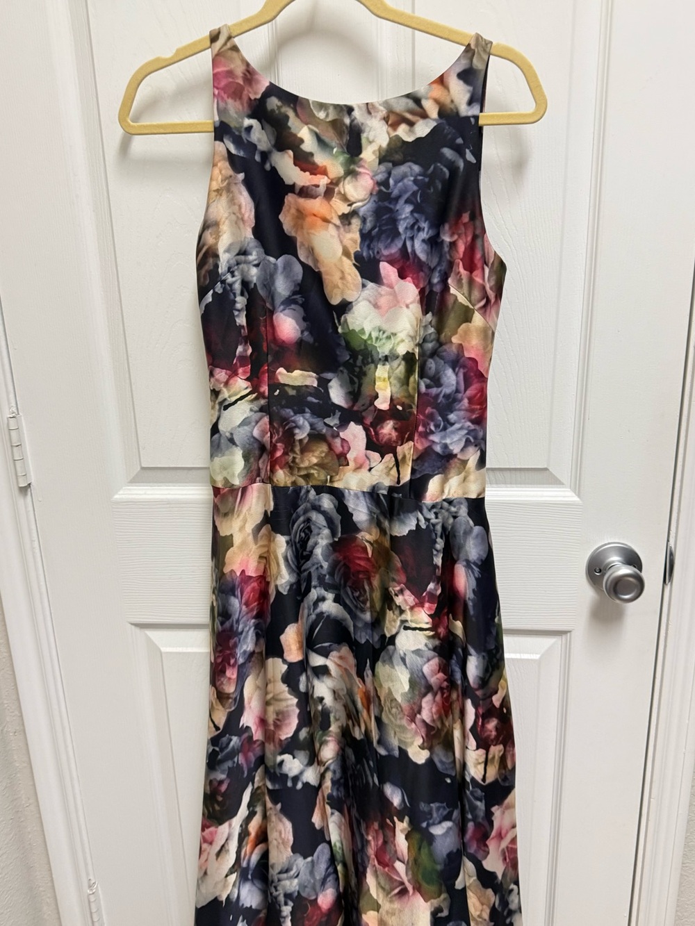 Adrianna Papell Floral Evening Gown - Picture 2 of 14